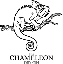 The Chameleon Gin Logo - Black